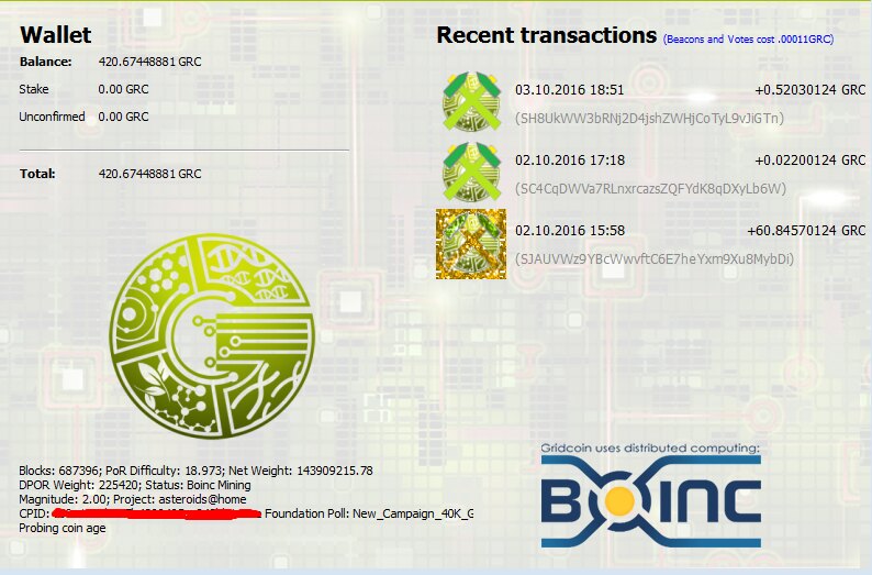 Gridcoin