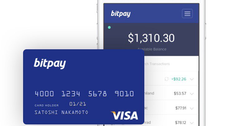 BitPay пластиковая карта