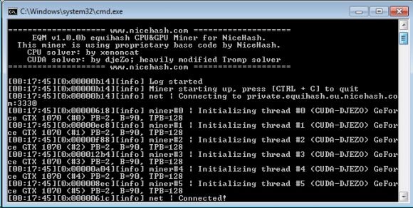 елиз программы NiceHash EQM для Zcash