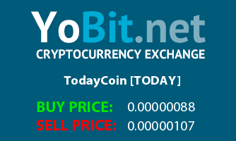 Еженедельный памп криптовалюты Todaycoin